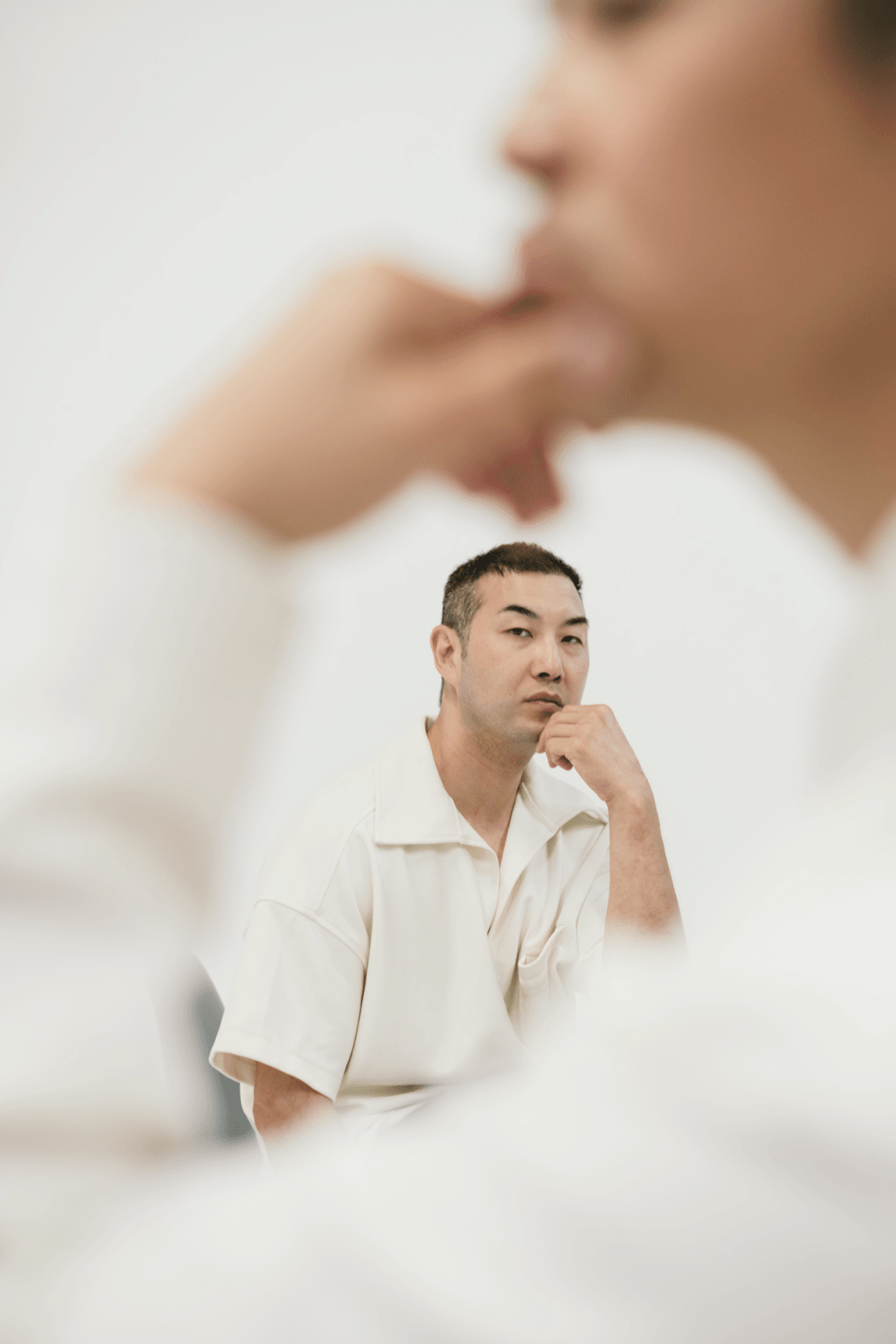 Person in contemplation